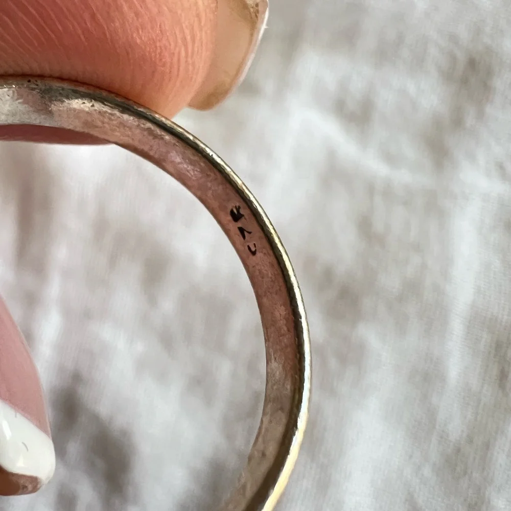 925 POWER STONE Clear Quartz Ring Sz 11